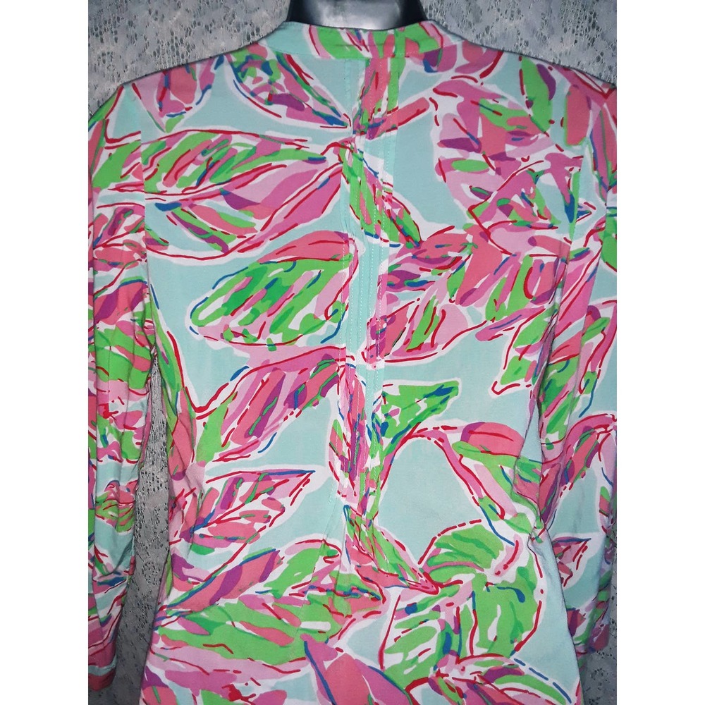 Lilly Pulitzer Sz. XS DOROTHY In The Vias Floral Long Sleeve Top - Picture 3 of 8